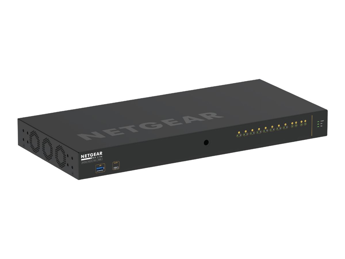 NETGEAR AV Line M4250-10G2XF-PoE+ Switch 12 Ports PoE+ Schwarz