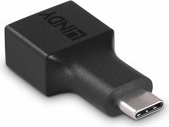 Lindy 41899 USB-Adapter USB Typ A zu USB Typ C Schwarz