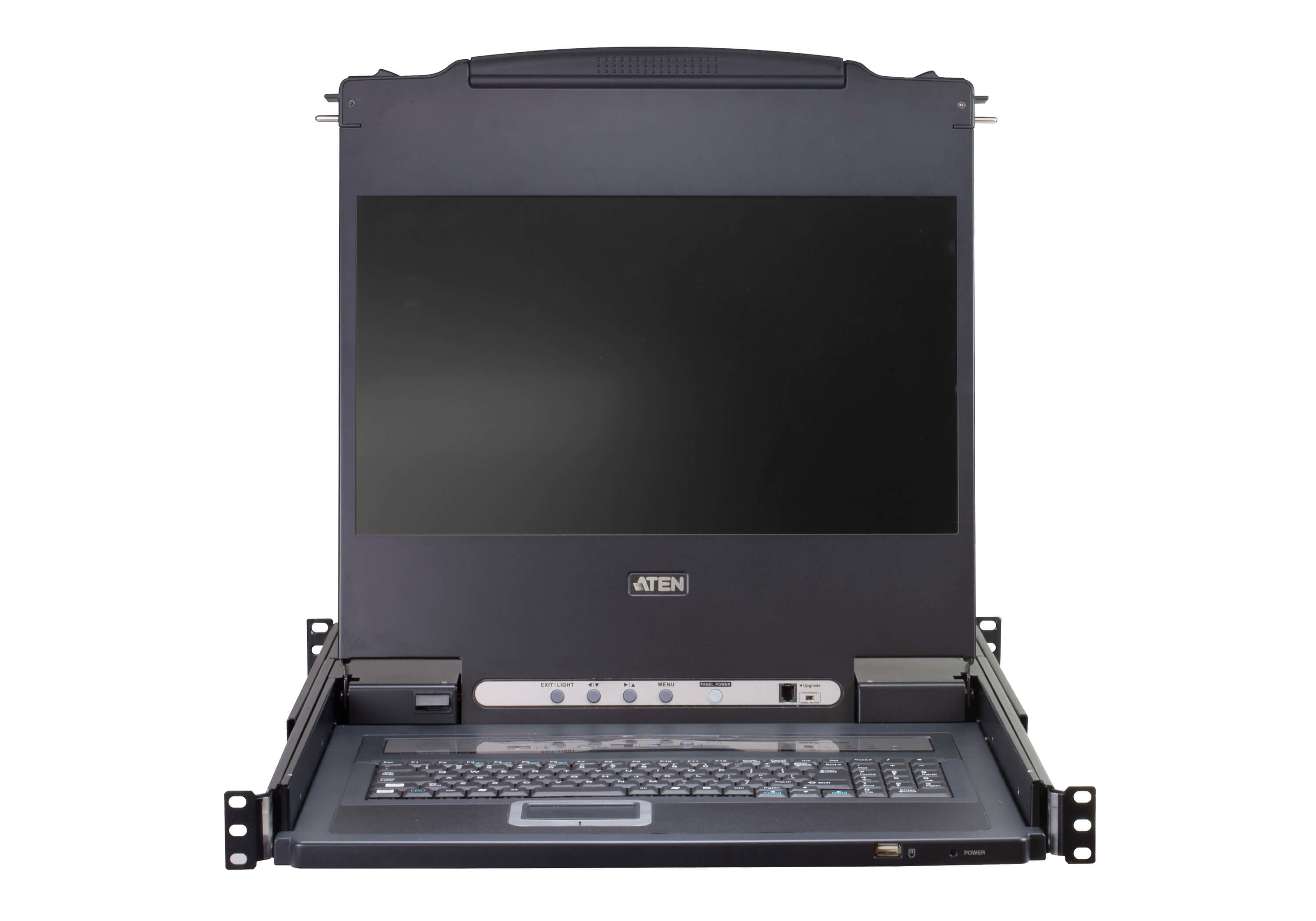 ATEN CL5708N 8-Port KVM-Switch 1U 19" LCD-Konsole Schwarz
