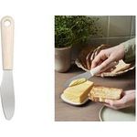 GastroMax Buttermesser BIO, Länge: 220 mm, Edelstahl/creme Edelstahlklinge, Griff aus erneuerbaren Materialien, - 1 Stück (7200-720)