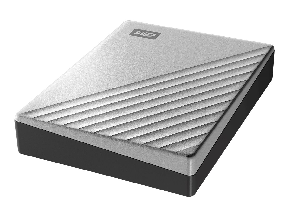 WD My Passport Ultra for Mac Externe Festplatte 4 TB USB-C Silber