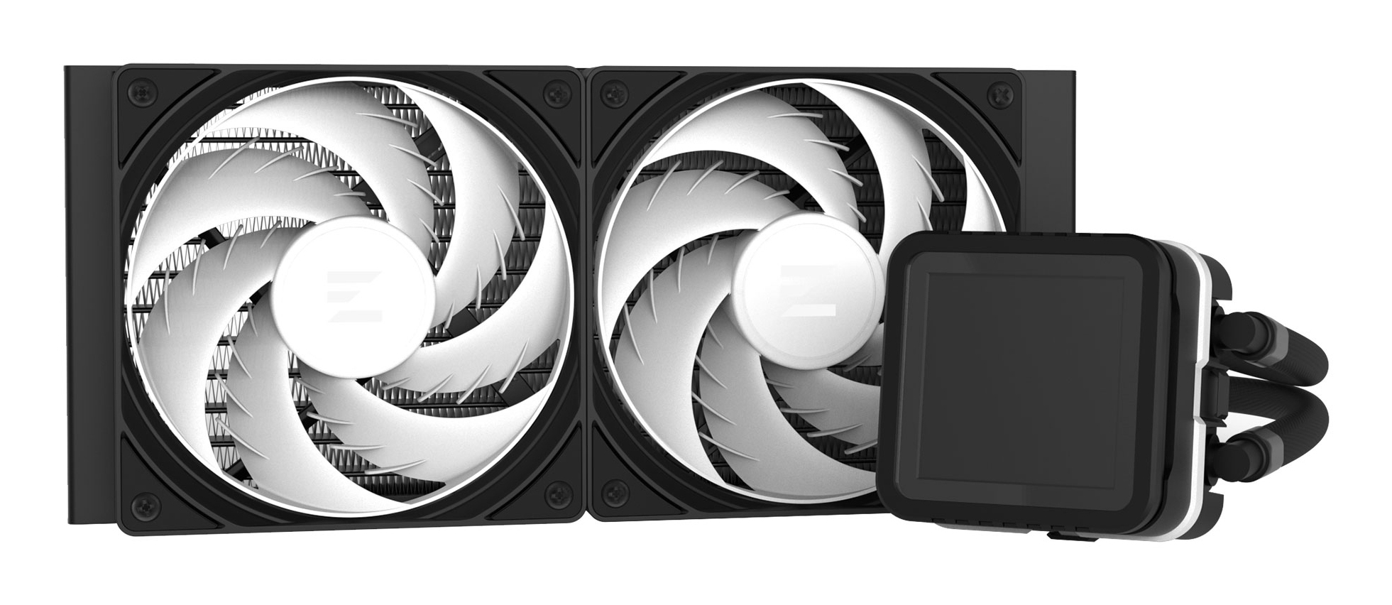 Zalman ALPHA2 DS A24 Black AiO-Wasserkühlung 2x 120 mm Schwarz