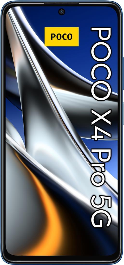 Xiaomi POCO X4 Pro 5G 5G Smartphone Dual SIM RAM 8 GB 256 GB microSD slot OLED Display 6.67 2400 x 1080 Pixel (120 Hz) Triple Kamera 108 MP, 8 MP, 2 MP front camera 16 MP Blue Laser  - Onlineshop JACOB Elektronik