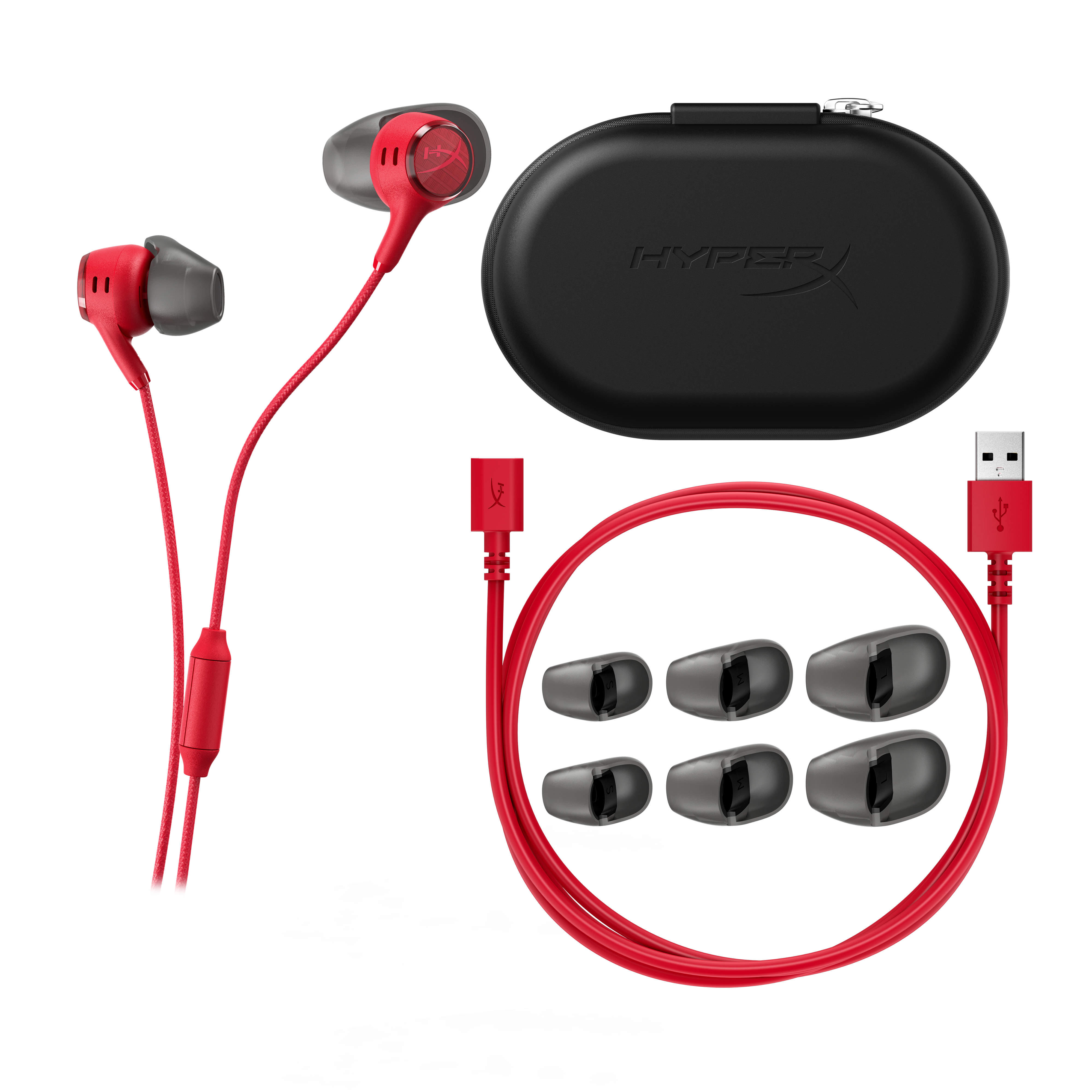 HyperX Cloud Earbuds III S In-Ear-Kopfhörer Rot