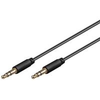 Wentronic Goobay 3,5mm-Klinke-Verbindungskabel, 0.5 m - Klinke 3,5 mm-Stecker (3-Pin, Stereo) > Klinke 3,5 mm-Stecker (3-Pin, Stereo) (69116)