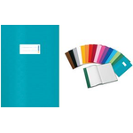 HERMA Heftschoner, DIN A4, aus PP, pink gedeckt mit Strukturprägung, mit Beschriftungsetikett - 25 Stück (7452)