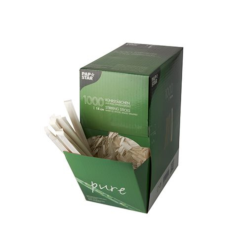 PAPSTAR 87858 Einweglöffel Holz 14 cm 1000 Stück