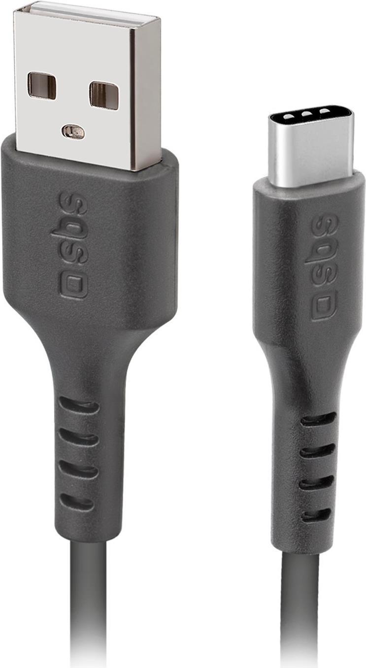SBS TECABLETC220K USB Kabel 2 m USB 2.0 USB A USB C Schwarz (TECABLETC220K)