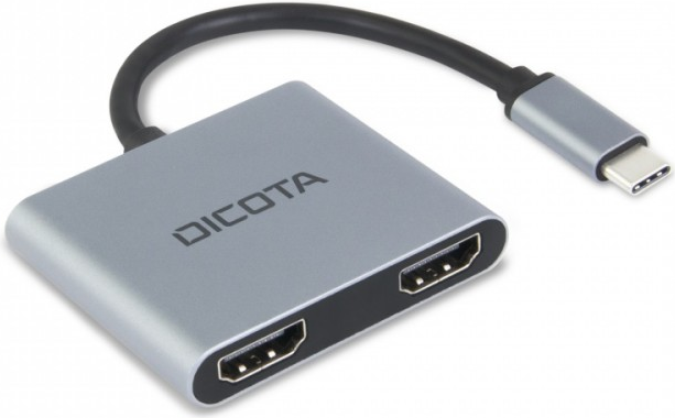 Dicota USB-C Portable 4-in1 Docking Station 4K HDMI PD 100W - Lade-/Dockingstation (D32063)