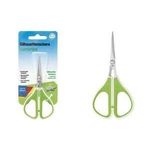 WEDO Silhouettenschere Comfortline, spitz, Länge: 114 mm Spezial-Schere aus rostfreiem Edelstahl, Softgriff mit - 1 Stück (975 411)