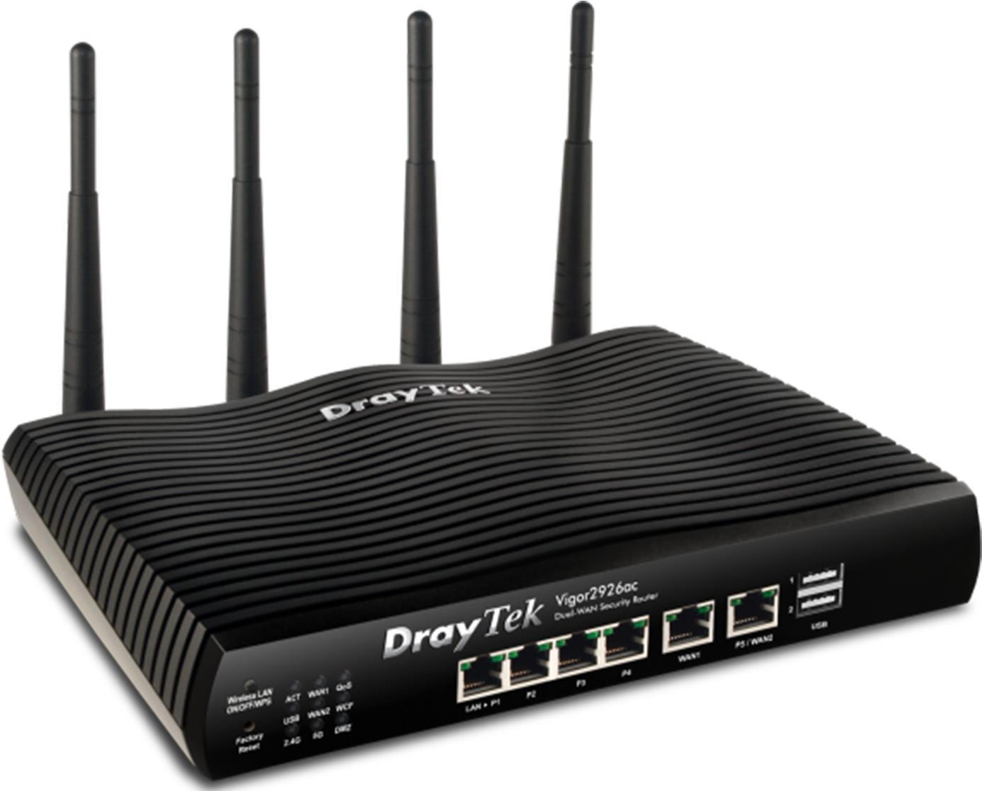 Draytek Vigor 2926ac Wireless AC Dual-WAN Security-Router retail (V2926AC)
