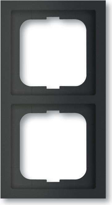 Busch-Jaeger 1754-0-4420. Produktfarbe: Schwarz, Design: Schraubenlos, Markenkompatibilität: Busch-Jaeger. Breite: 80 mm, Höhe: 151 mm, Dicke: 1,1 cm (2CKA001754A4420)