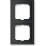 Busch-Jaeger 1754-0-4420. Produktfarbe: Schwarz, Design: Schraubenlos, Markenkompatibilität: Busch-Jaeger. Breite: 80 mm, Höhe: 151 mm, Dicke: 1,1 cm (2CKA001754A4420)