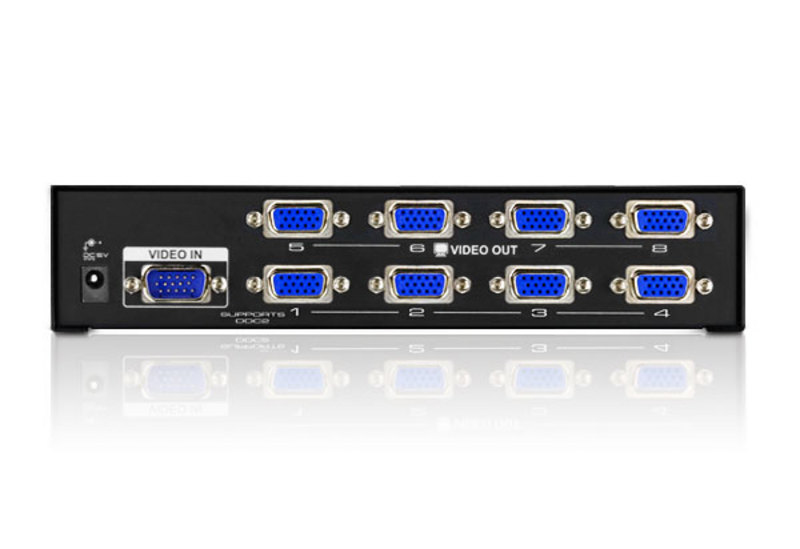 ATEN VS138A Video-Verteiler 8x VGA Schwarz