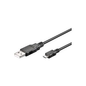 Microconnect USBABMICRO0,60 0.5m USB A Micro-USB B Schwarz USB Kabel (93922)