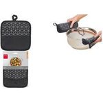 metaltex Topflappen, 2er Set, schwarz / weiß Material: Baumwolle / Polyester, mit trendigem Dekor, - 1 Stück (239501001)