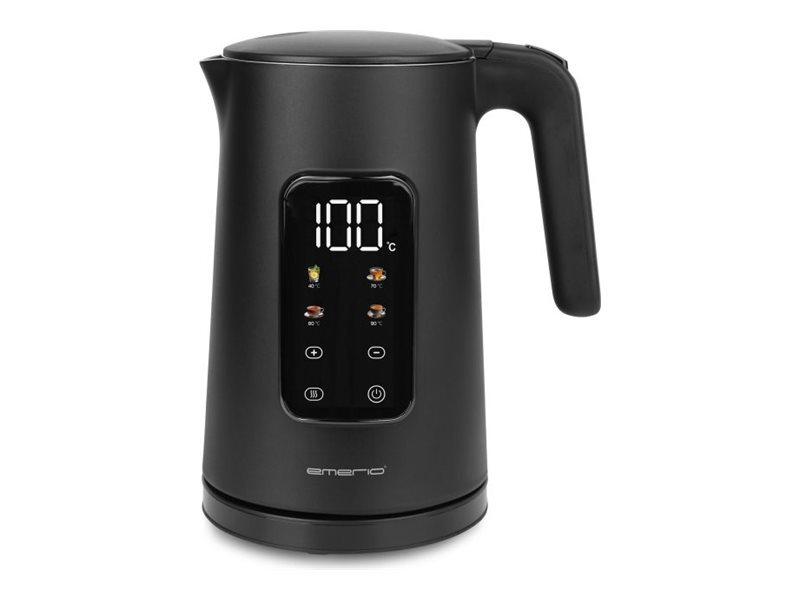 Emerio WK-132229 Wasserkocher 1,7 l 2,2 kW Schnurlos Digital Schwarz