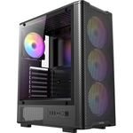 ANTEC VX-310 ARGB ATX, Micro-ATX , ITX Mid Tower Gaming PC Gehäuse, schwarz (0-761345-10232-2)