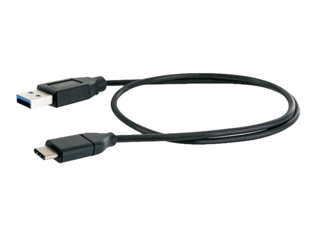 Schwaiger Power4You Professional LK 050 C USB-Kabel USB A USB-C USB 3.2 Gen 2 0,5 m Schwarz