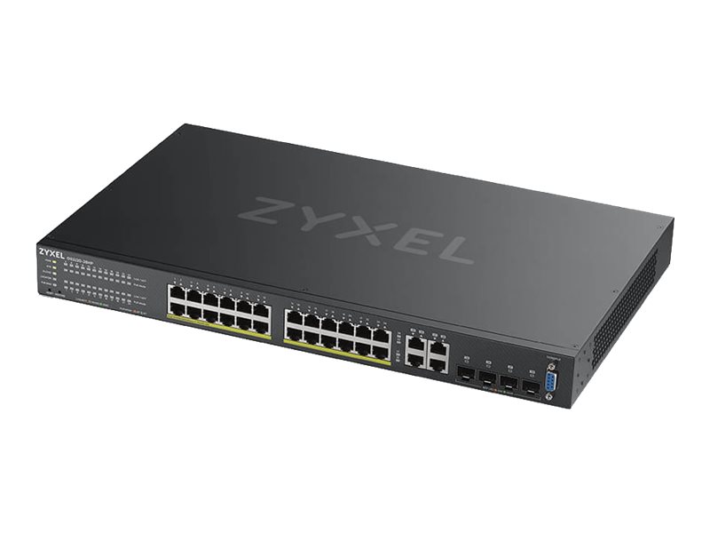 ZyXEL GS2220-28HP Managed Gigabit PoE+ Switch Schwarz