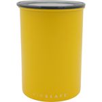 Airscape® Edelstahl-Aromabehälter mittel, gelb matt (AS2507)