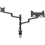 Neomounts DS20-425BL2 1fach Monitor-Tischhalterung 43,2 cm (17) - 68,6 cm (27) Schwarz Neigbar, Rotierbar, Schwenkbar, Höhenverstellbar