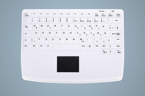 FULLY SEALED / WATERTIGHT / USB / DE / WHITE AK-4450-G serie medical Keyboard (AK-4450-GUVS-W/GE)