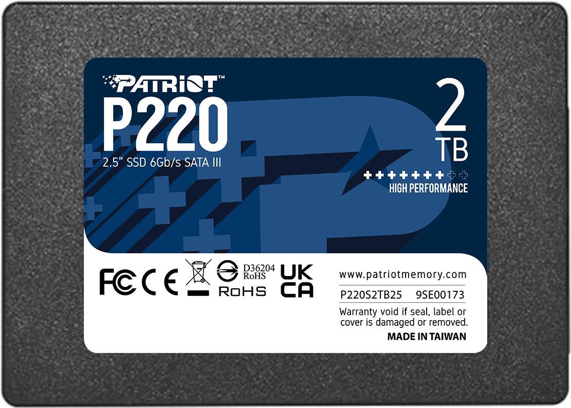 Patriot Memory P220 2TB 2.5" 2000 GB Serial ATA III (P220S2TB25)