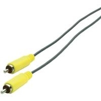 SpeaKa Professional Cinch Digital-Audio Anschlusskabel [1x Cinch-Stecker - 1x Cinch-Stecker] 3.00 m Gelb, Grau SpeaKa Professional (11710C252)