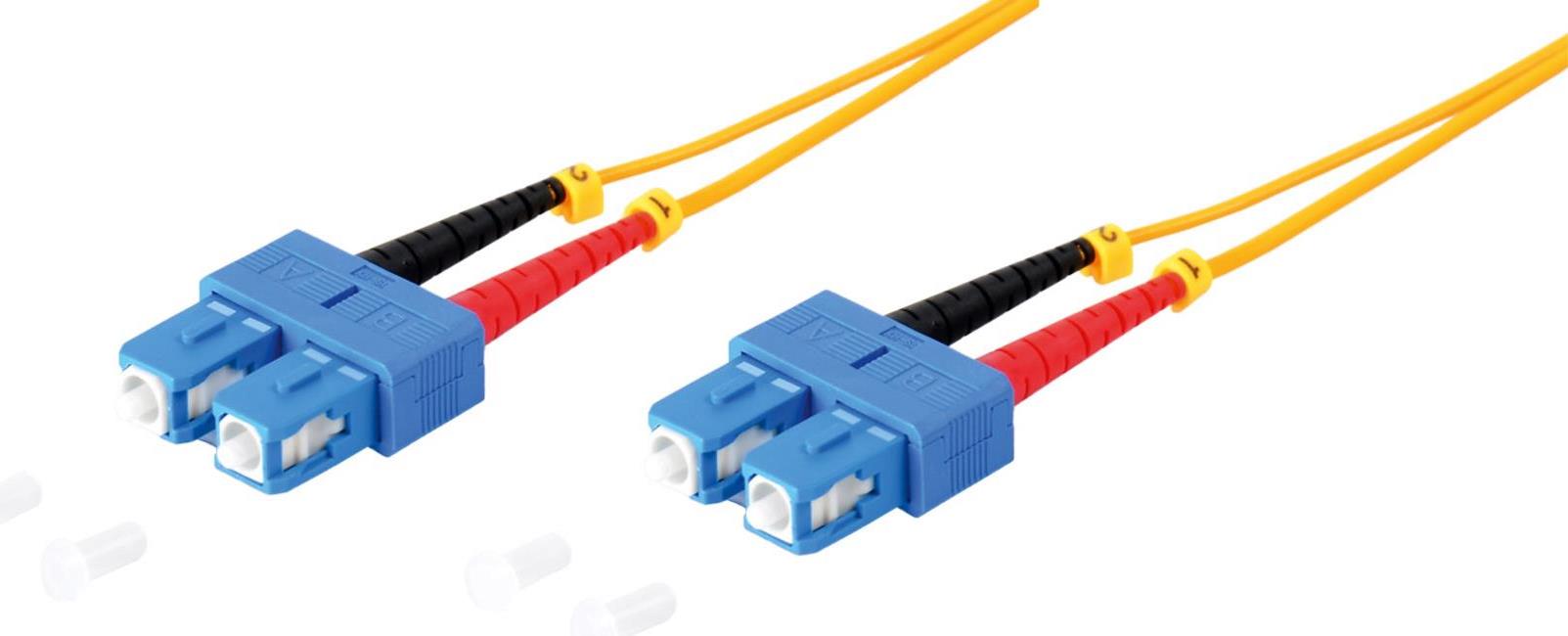 S/CONN maximum connectivity LWL-Duplex Patchkabel SC/SC 9/125µ, OS1/OS2, gelb 20,0m (77828)