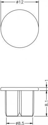 DeLOCK F plug Staubschutzhaube (60164)