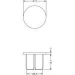DeLOCK F plug Staubschutzhaube (60164)