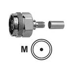 Telegärtner N-Kabelstecker Crimp crimp/crimp, B3412, RG-213/U  - 1 Stück (J01020A0107)