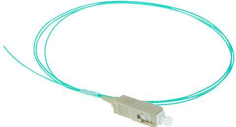ADVANCED CABLE TECHNOLOGY RL8695 1m SC Pigtail LSZH OM3 Aqua Glasfaserkabel (RL8695)