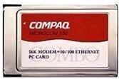 HP PC CARD 56K ENET MODEL 550 (321556-B22)