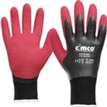 Cimco Winter Soft dunkelrot/schwarz 141241 Vinyl Arbeitshandschuh Größe (Handschuhe): 9, L EN 388 1 Paar (141241)