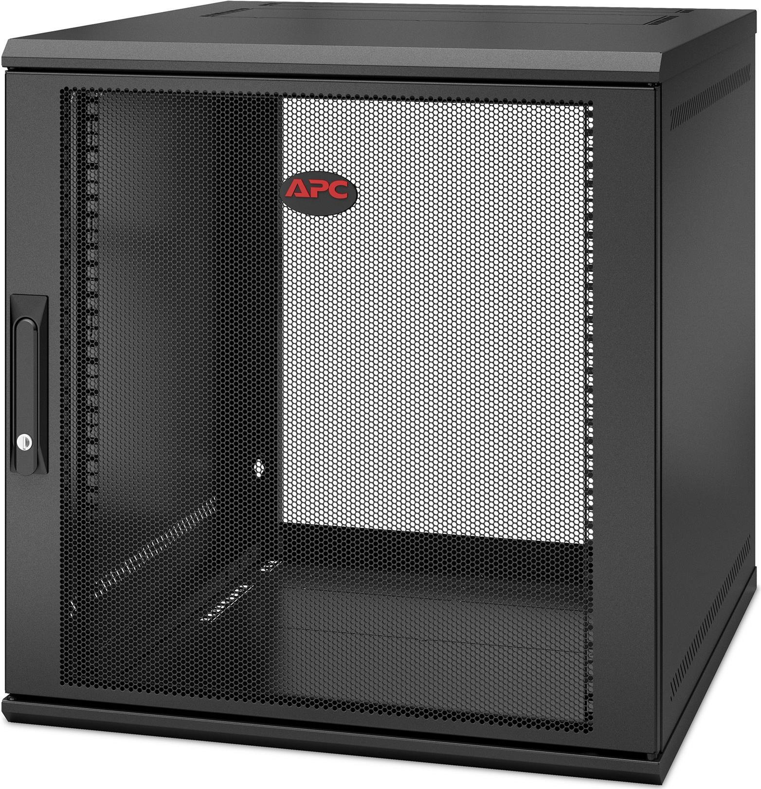 APC NetShelter WX AR112SH6 12U Wandmontagegehäuse 600 mm Schwarz
