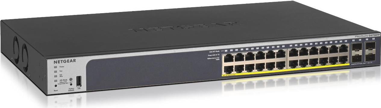 Netgear sold ProSAFE GS724TP V2 24-Port Gigabit Managed PoE+ Smart Ethernet Switch