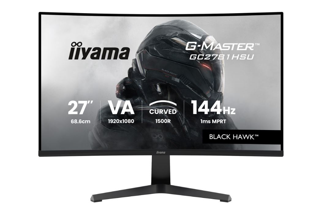 Iiyama G-MASTER GC2781HSU-B1 68,60cm (27") Curved VA-Monitor 144 Hz Full HD HDMI DP USB Schwarz