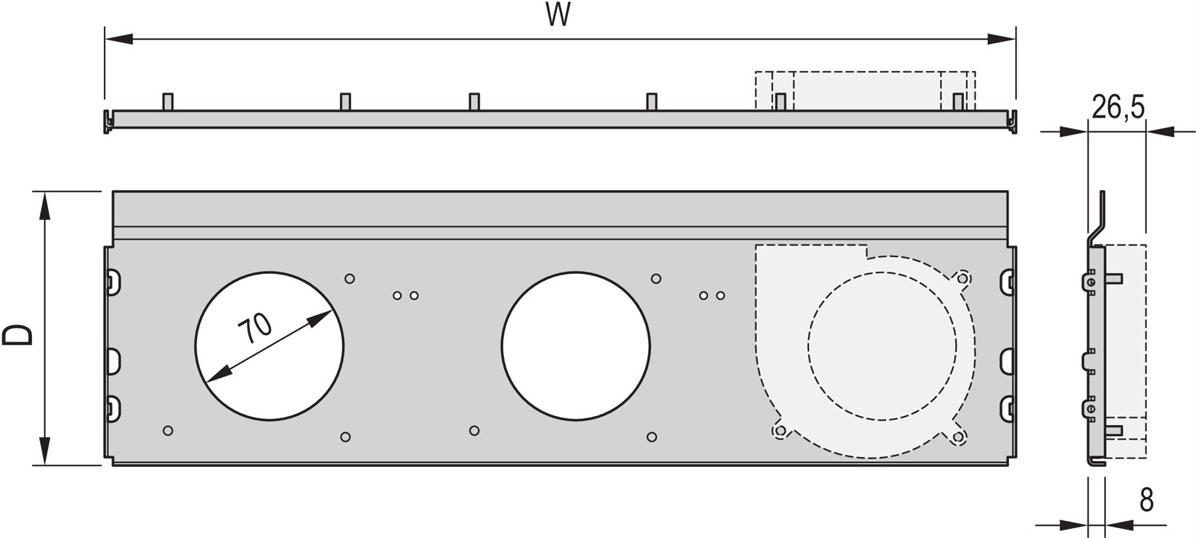 SCHROFF FAN UNIT 84HP 220D CPL. (24572411)