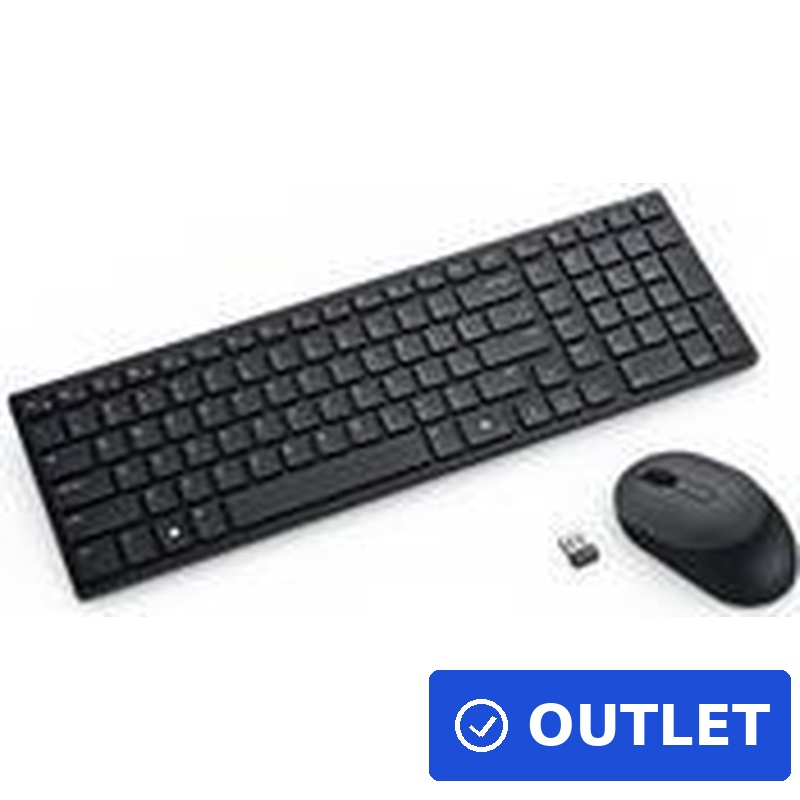 Dell Pro Compact Silent Keyboard and Mouse (KM555-BLK-INT)