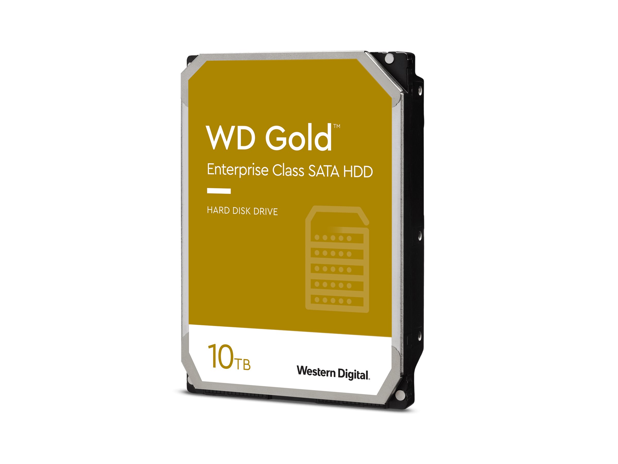 WD Gold WD103KRYZ Interne Festplatte 10 TB 7200 rpm 512 MB 3.5" SATA 6Gb/s