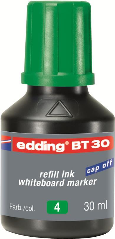 edding BT 30 Nachfülltusche - für Boardmarker, 30 ml, grün (4-BT30004)