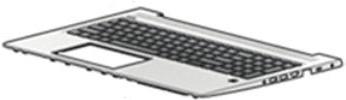 HP L45090-FP1 Notebook-Ersatzteil Gehäuse-Unterteil+Tastatur - Layout Französisch/Arabisch (L45090-FP1) (B-Ware)