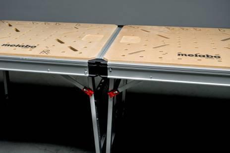 Metabo Multifunktionstisch MWB 100 Aluminium Rechteckig Beige Metallisch