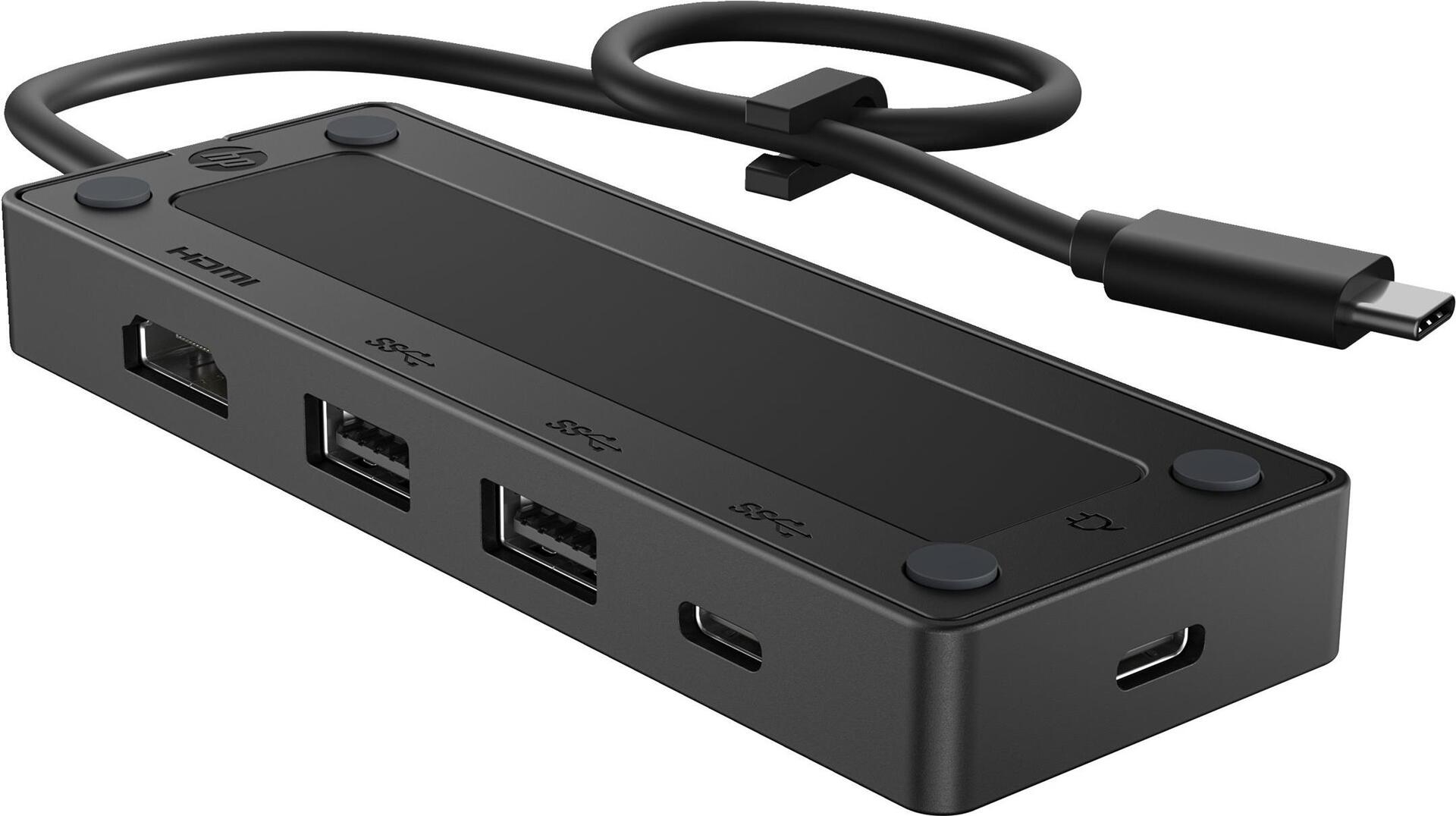 HP USB-C Travel Hub G3 Dockingstation USB-C HDMI Schwarz