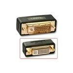 Lindy DVI-D Port Saver / Steckeradapter PREMIUM M/F Schützt DVI Ports vor Beschädigung - DVI-D Stecker an DVI-I Buchse, digital Dual Link (41098)