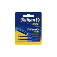 PELIKAN Tintenpat 4001 Grossr. GTP-5-k-bl fuer Patronenfuellhalter loesch- auswaschbarer koenigsblau Blister 2 Etuis 10 Pat. (00330852)