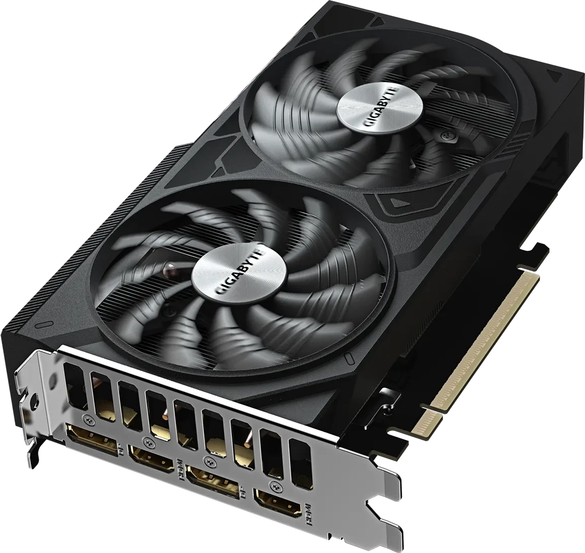 Gigabyte GeForce RTX 5050 WINDFORCE OC V2 8G Grafikkarte - 8GB GDDR6, PCIe 5.0, 2587 MHz (GV-N5050WF2OCV2-8GD)
