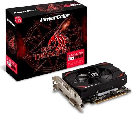 PowerColor Red Dragon AXRX 550 4GBD5-HLE Grafikkarte AMD Radeon RX 550 4 GB GDDR5 (AXRX 550 4GBD5-HLE)